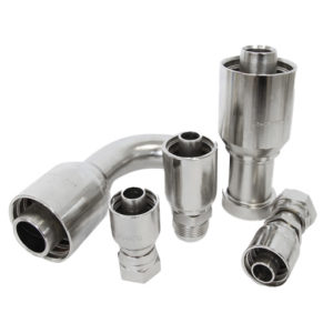 ONE-PIECE COUPLINGS FOR BRAIDED HOSE